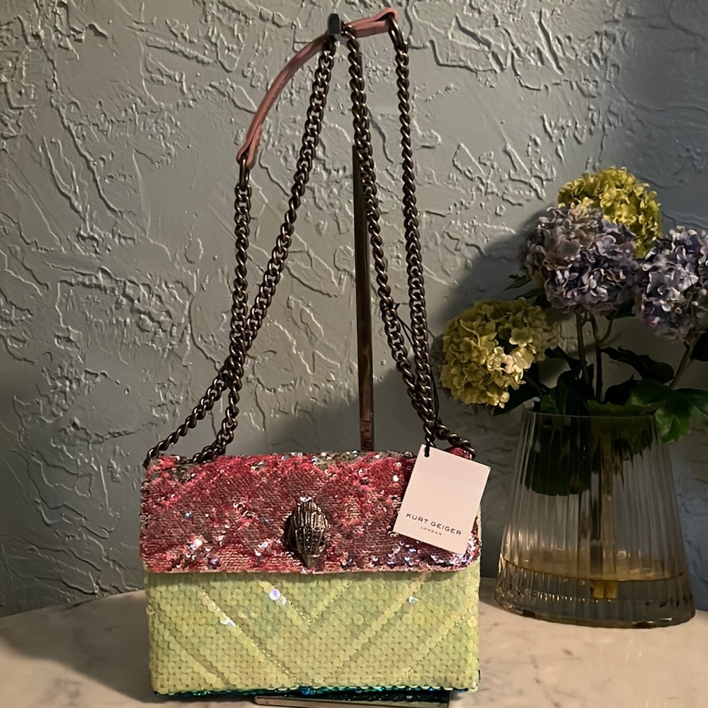 New Kurt Geiger London Kensington Shoulder/crossbody bag.